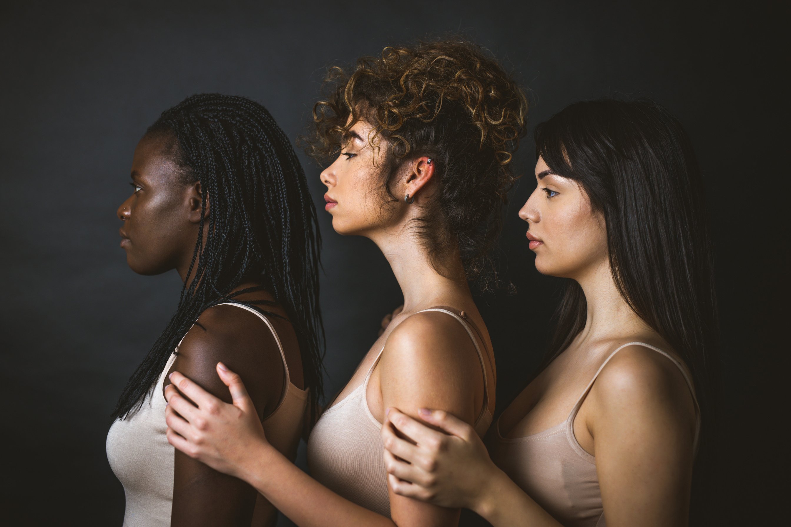 Beauty Shot of Multiracial Group of Women